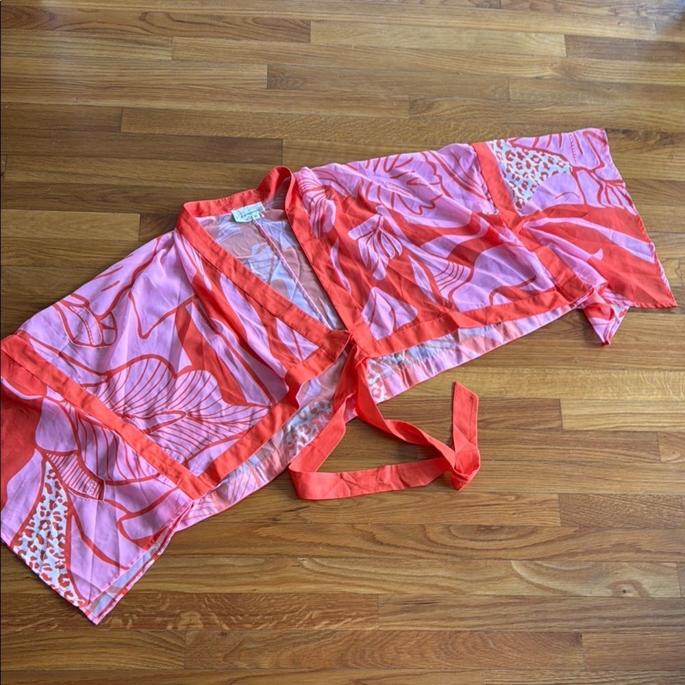 Anthropologie Tie-Front Soft Crop Blouse - Picture 4 of 7